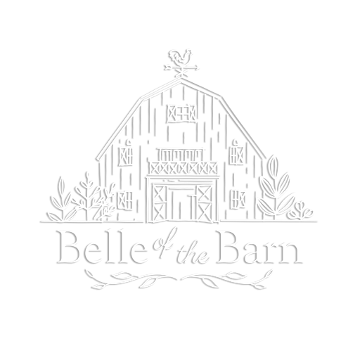 Belle of the Barn Logo White Lines transparent 512x512 drop shadow